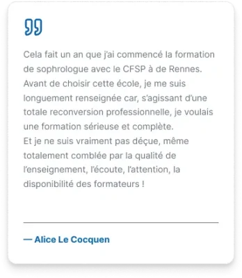 avis sur le CFSP